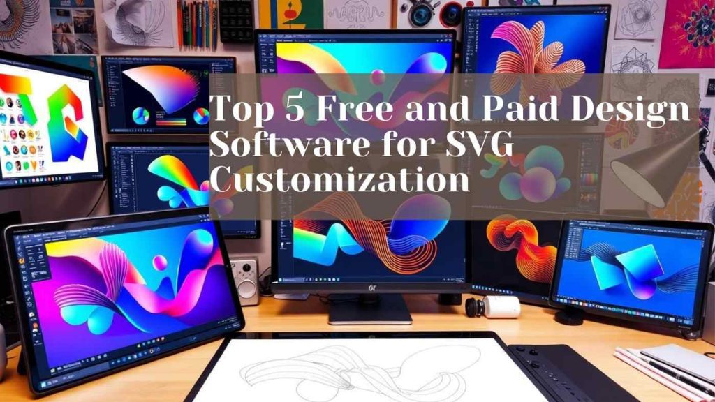 Top 5 Free and Paid Design Software for SVG Customization