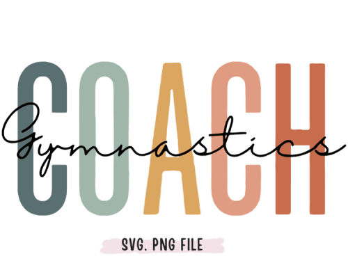 Gymnastics Coach SVG