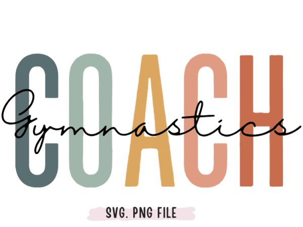 Gymnastics Coach SVG