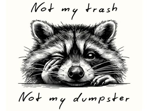 Not My Trash Not My Dumpster SVG