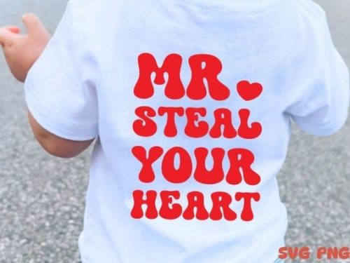 Mr Steal Your Heart Kids SVG