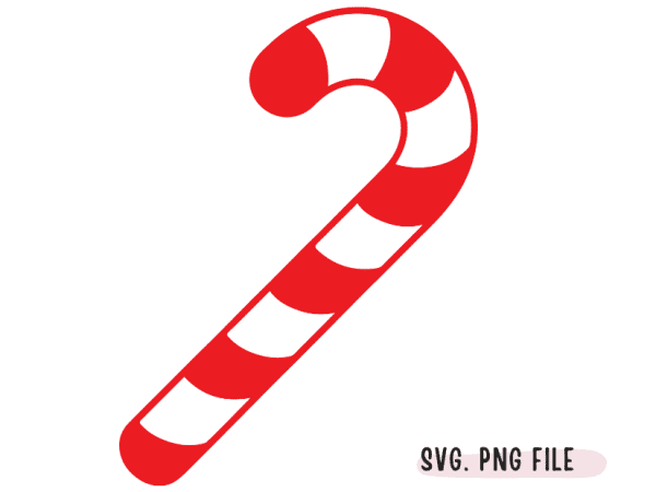 Christmas Candy Cane SVG