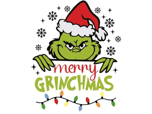 Merry Grinchmas Svg, Grinchy Christmas Svg, Grinch Svg, Christmas Svg, Holiday Svg, Gift For Her, Png Cut Files Cricut, Instant Download