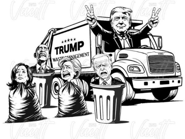 Trump PNG SVG Garbage Truck | Garbage Man Donald Trump | Trump Taking Out the Garbage | Trump Taking out the Trash | Trump Trash Man | Trump