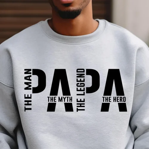 Papa The Man The Myth The Legend SVG PNG Free Father's Day SVG